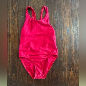 Solid Res  One-Piece Swimsuit
